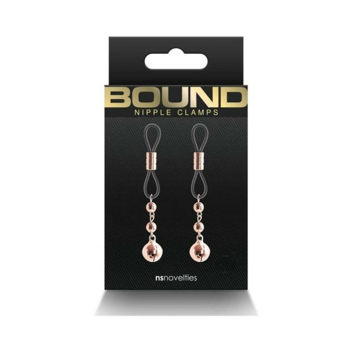 Bound Nipple Clamps D1 Rose Gold