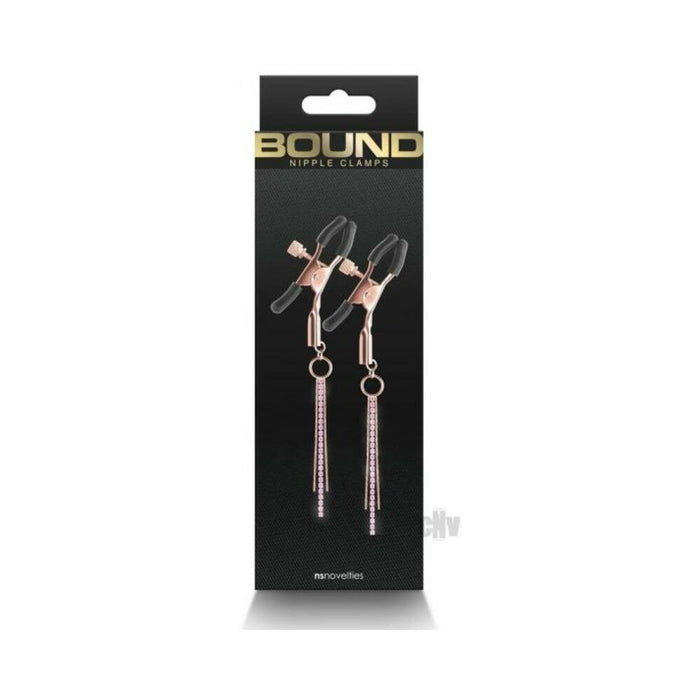 Bound Nipple Clamps D3 Rose Gold