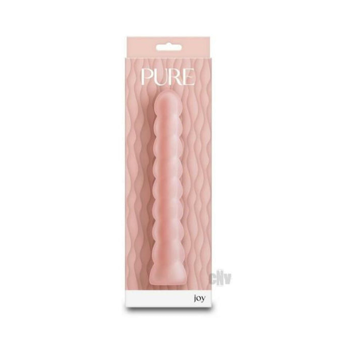 Pure Joy Textured Vibrator - Peach