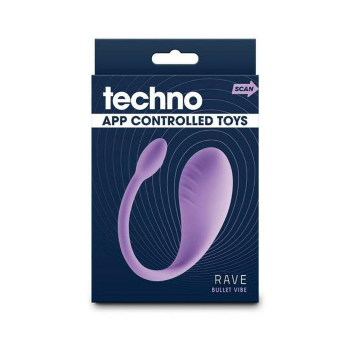 Techno Rave App Controlled Kegel Vibrator - Purple