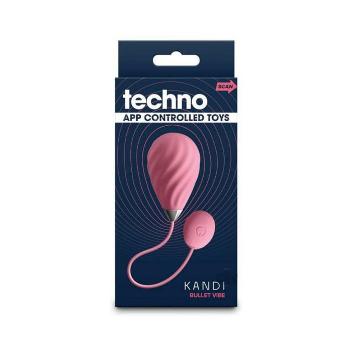 Techno Kandi App-controlled Insertable Vibe Pink