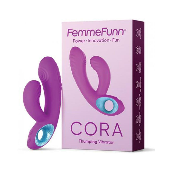 Femmefunn Cora Pulsating Vibrator Purple