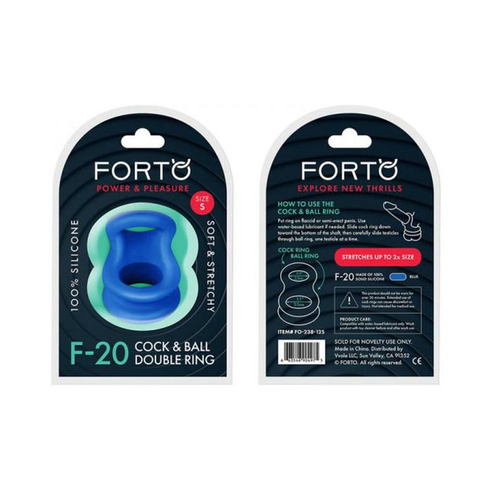 Forto F-20: Balls Stretcher Liquid Silicone 50/67 Blue