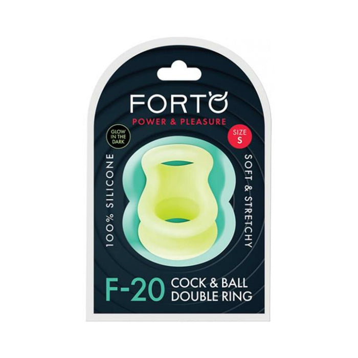 Forto F-20: Balls Stretcher Liquid Silicone 50/67 Mm Glow-in-the-dark