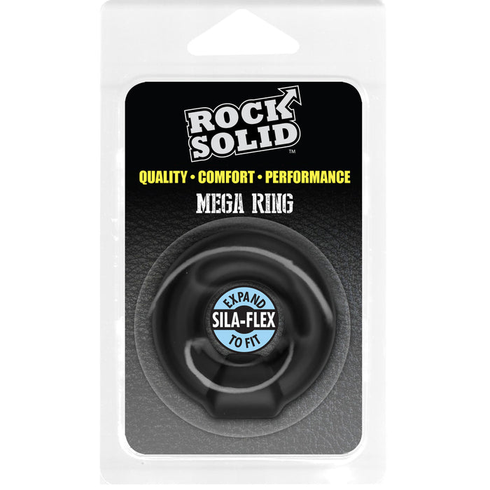 Rock Solid Silaflex Mega Ring Black