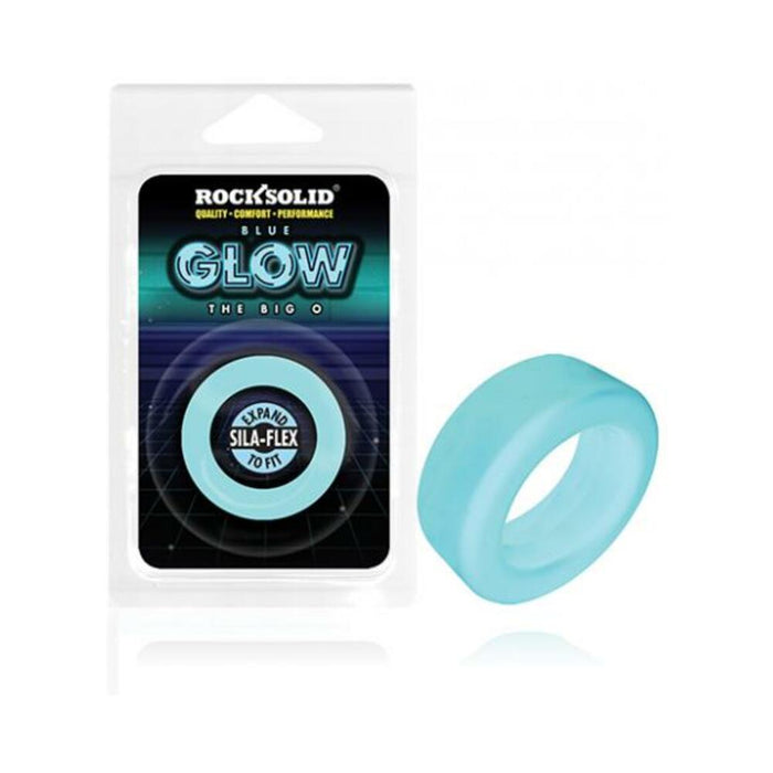 Rock Solid Sila-flex Glow-in-the-dark Big O C-ring Blue