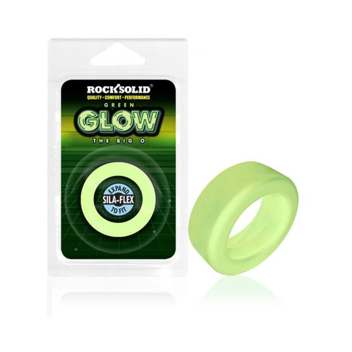 Rock Solid Sila-flex Glow-in-the-dark Big O C-ring Green