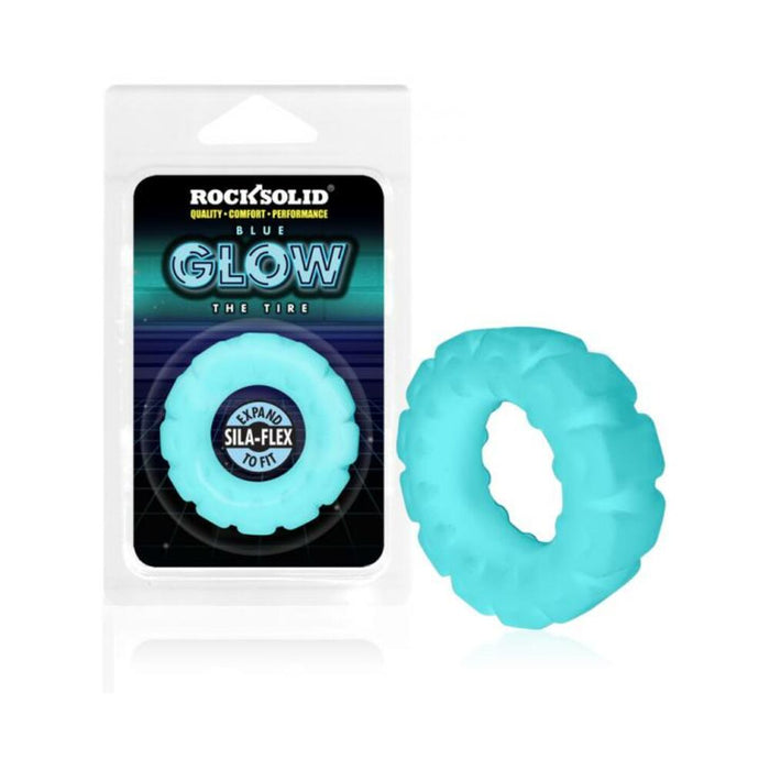 Rock Solid Sila-flex Glow-in-the-dark The Tire C-ring Blue