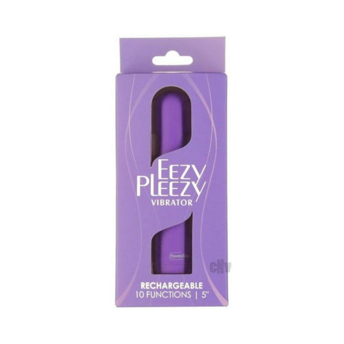 Powerbullet Eezy Pleezy 5 In Vibe Rechargeable Purple