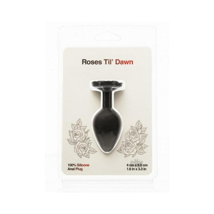 Roses Til Dawn Silicone Anal Plug Medium