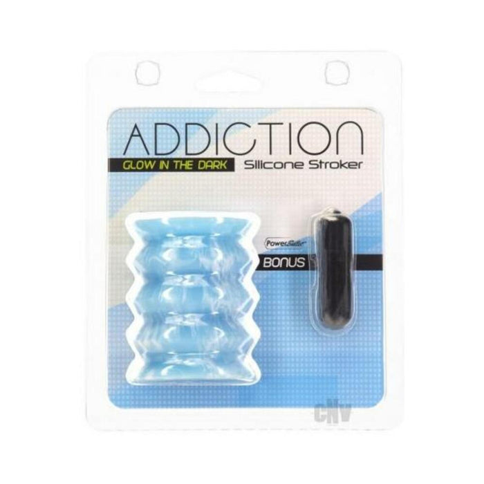 Addiction Silicone Reversible Stroker Glow-in-the-dark