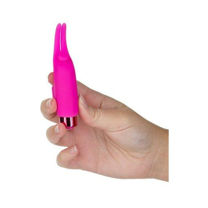 Powerbullet Teasing Tongue With Mini Rechargeable Bullet 2.5 In. Pink