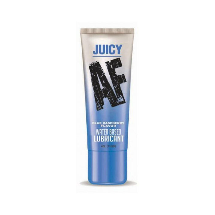 Juicy Af Water-based Lube - Blue Raspberry 4 Oz