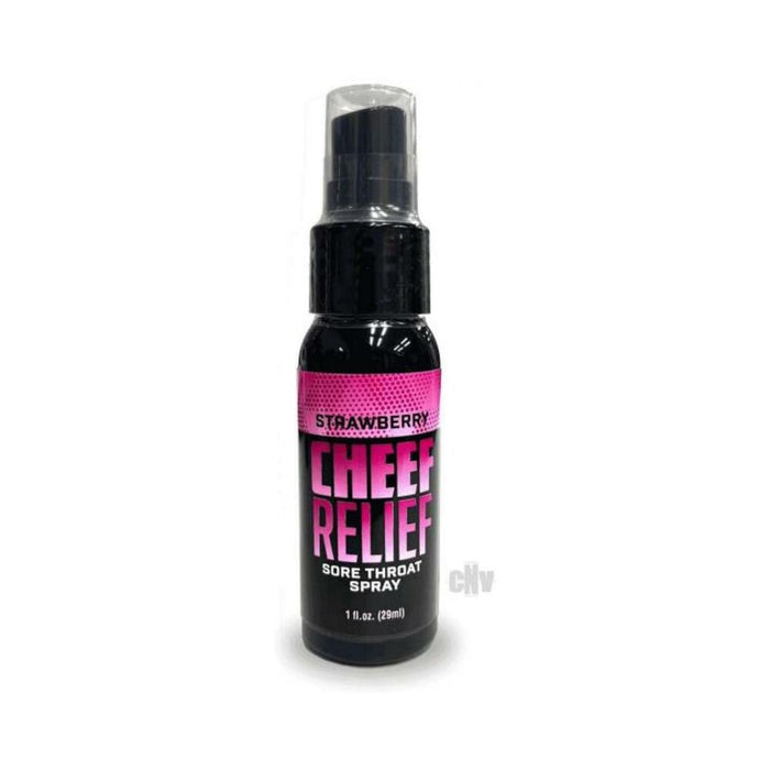Cheef Relief Throat Spray Strawberry 1 Oz.