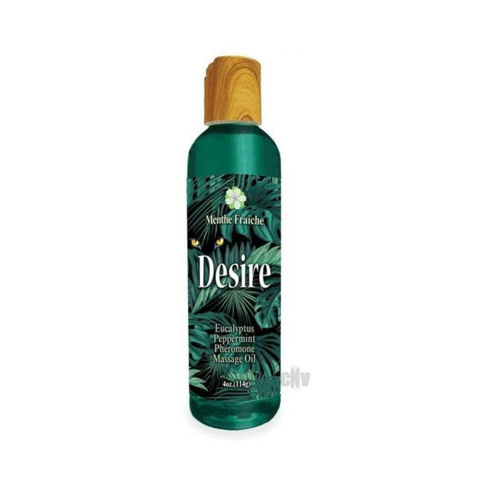 Desire Pheromone Massage Oil Eucalyptus/peppermint 4 Oz.