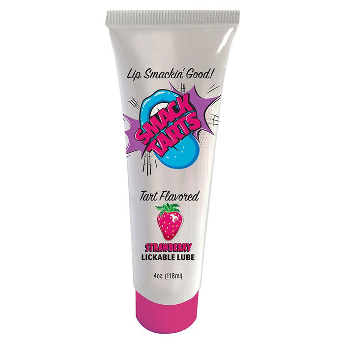 Smack Tarts Lickable Sour Strawberry Lube 4 oz.