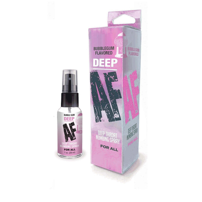 Deep AF Numbing Deep Throat Spray Bubblegum 1 oz.