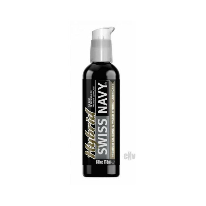 Swiss Navy Premium Hybrid Lubricant - 8 Oz Bottle