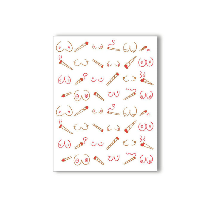 Doobies & Boobies Naughtykard