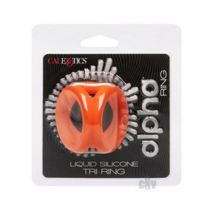 Alpha Liquid Silicone Tri Ring Orn