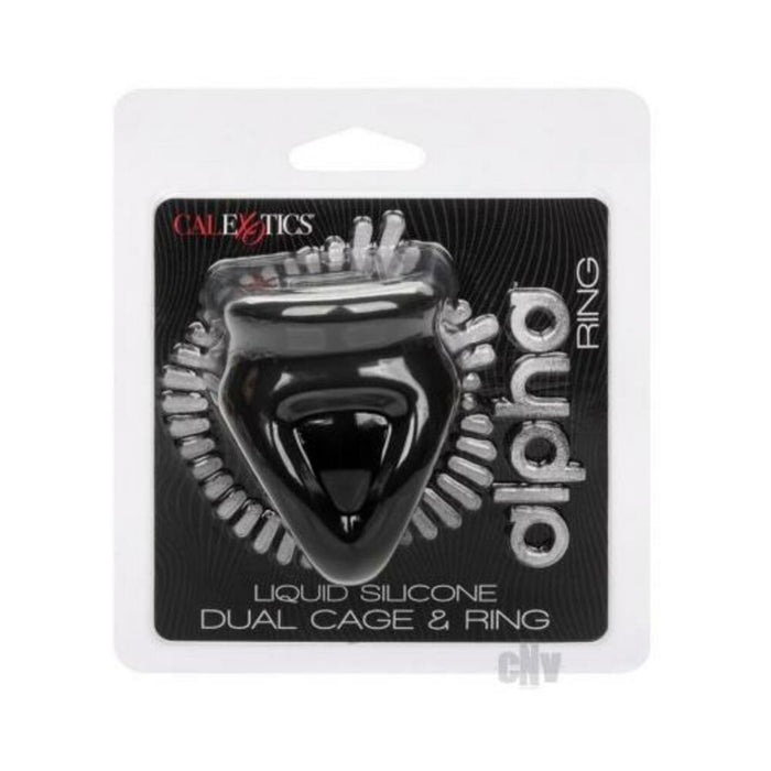 Alpha Liquid Silicone Dual Cage Ring
