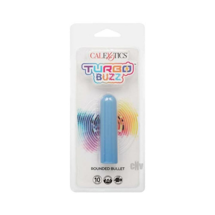 Turbo Buzz Rounded Bullet Stimulator - Blue