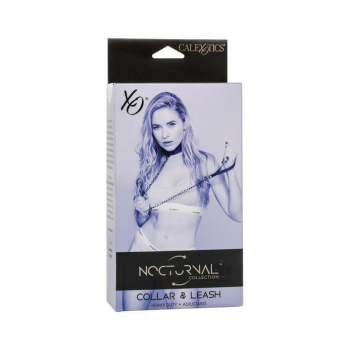 Nocturnal Collection Detachable Collar & Leash - Black