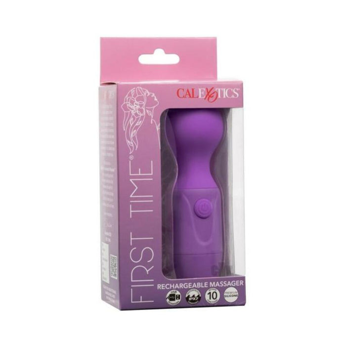 First Time Rechargeable Vibrator Massager - Purple
