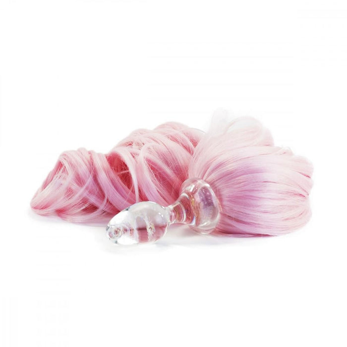 Crystal Delights Minx Pony Tail Plug Rainbow