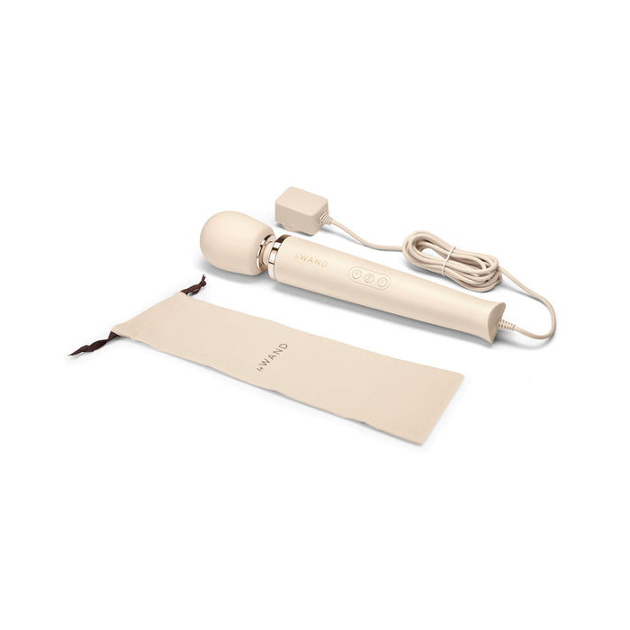 Le Wand Powerful Plug-In Vibrating Massager - Cream