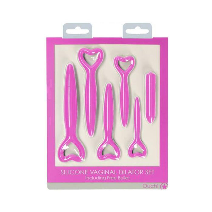 Ouch Silicone Vaginal Dilator Set - Pink