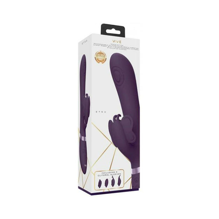 Vive Etsu Pulse Wave Gspot Rabbit Purple