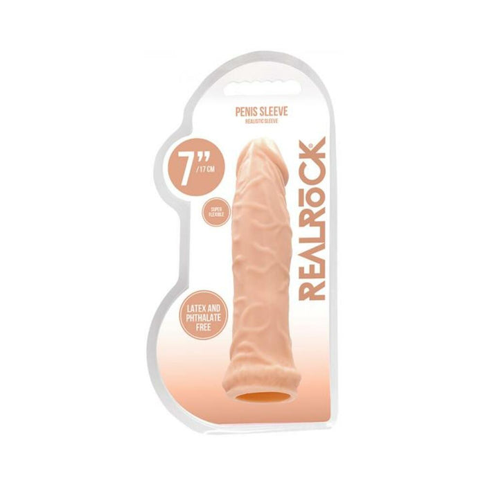 Real Rock Penis Extender - 7'' - 17 Cm - Vanilla