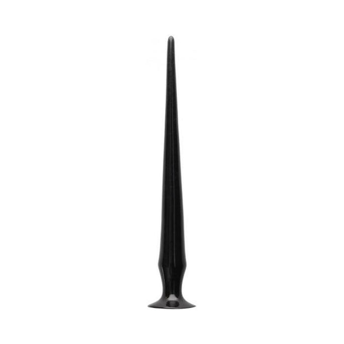 Ouch! Ass Spike Dildo 16.5 In. Black