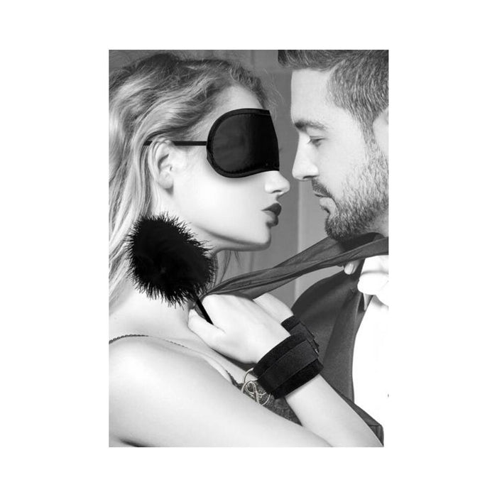 Ouch! Black & White  Introductory Bondage Kit #2 Black