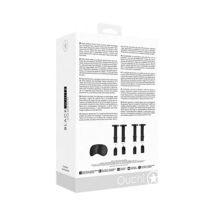 Ouch Door Restraint Kit Black