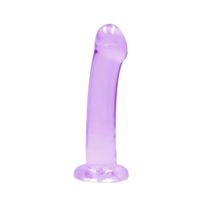 Shots Realrock Crystal Clear 7'' Dildo  - Purple