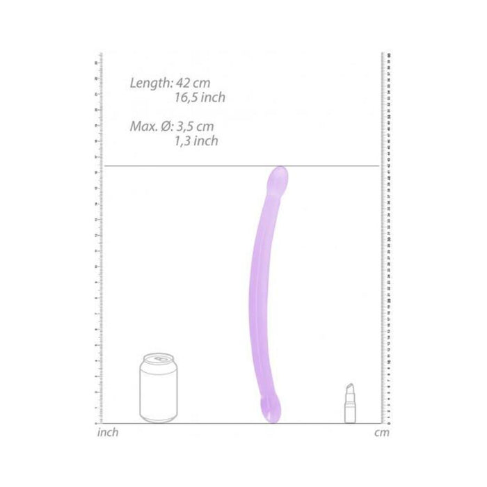 Realrock Non Realistic Double Dong 17in Purple