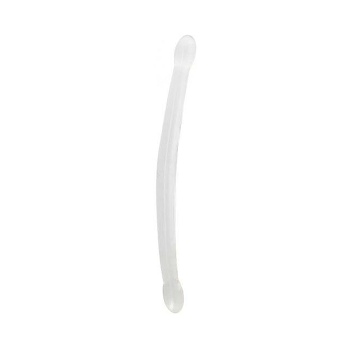 Shots Realrock Crystal Clear 17'' Double Dildo  - Transparent