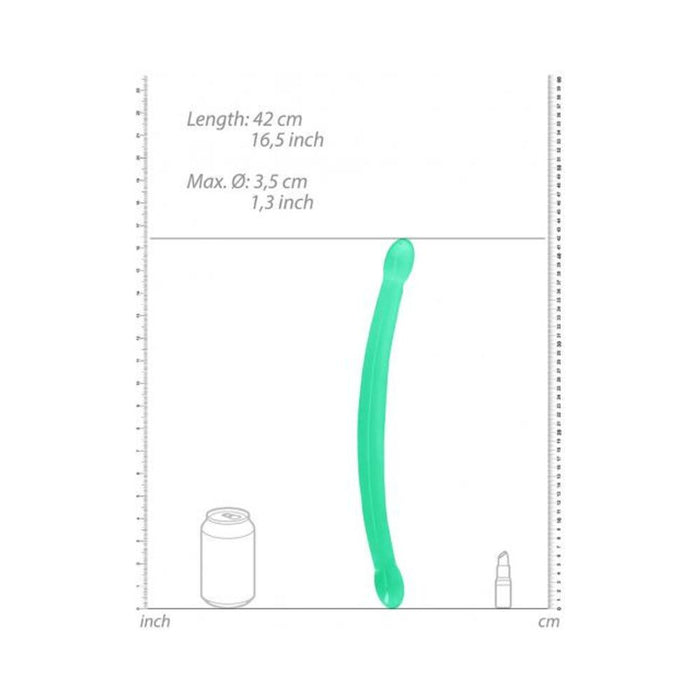 Realrock Crystal Clear Double Dong 17