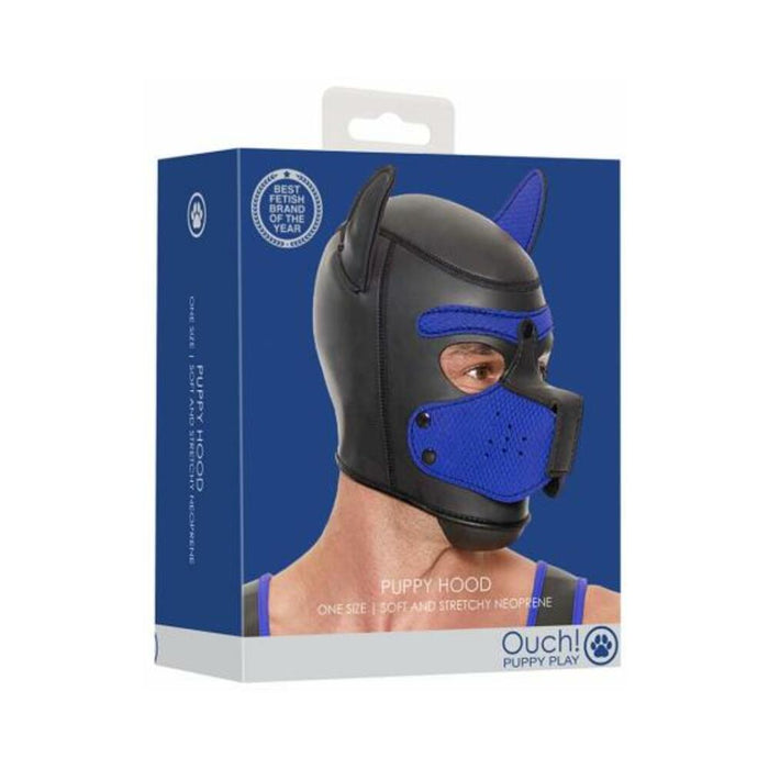Ouch Neoprene Puppy Hood Blue