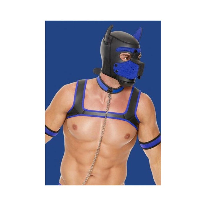 Ouch Neoprene Puppy Kit S/m Blue