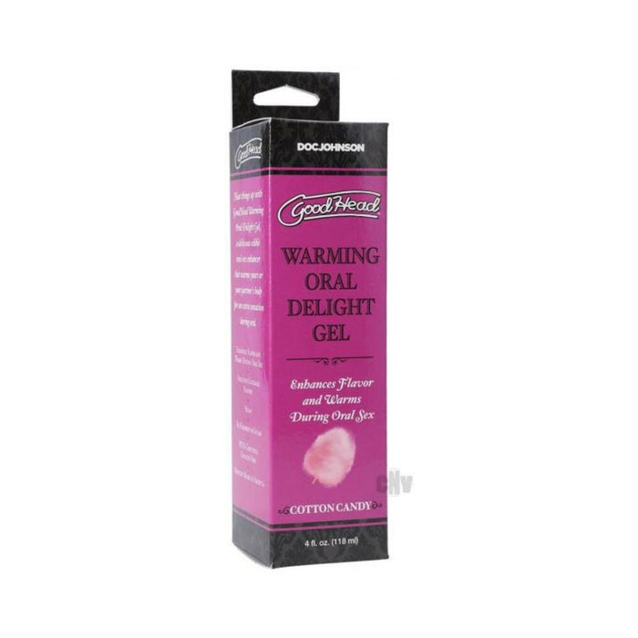 Goodhead Warming Head Oral Delight Gel Cotton Candy 4 Oz.