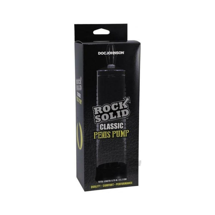 Rock Solid Classic Penis Pump Black/clear