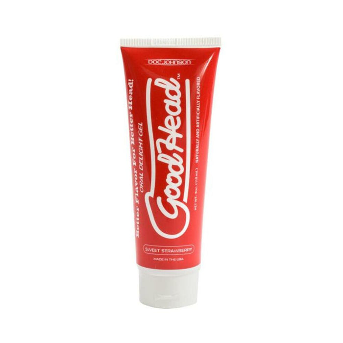 Goodhead Oral Delight Gel 4 Oz Strawberry (bulk)