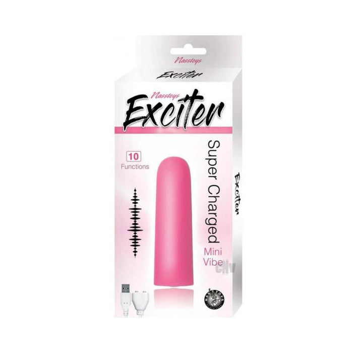 Exciter Mini Vibe Rechargeable Silicone Pink