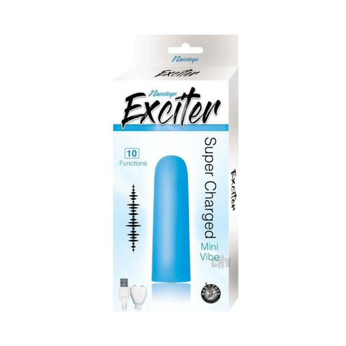 Exciter Mini Vibe Rechargeable Silicone Blue