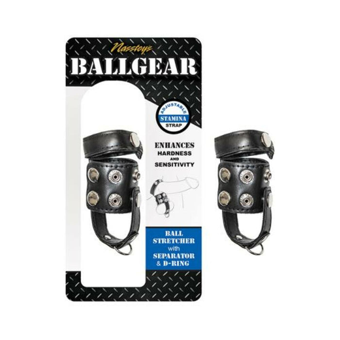 Ballgear Ball Stretcher With Separator & D-ring - Black