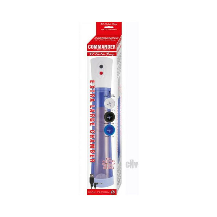 Commander Extra Large Electric Pump Blue