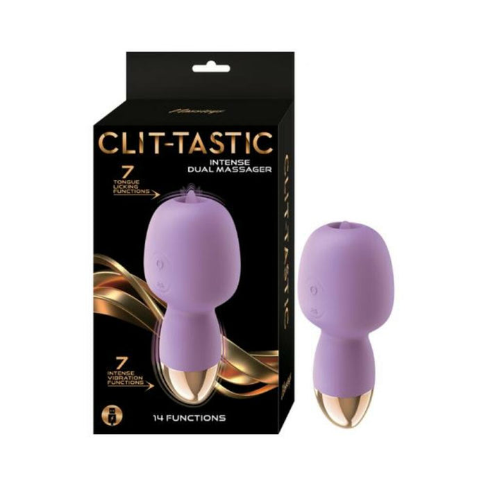 Clit-tastic Intense Dual Massager Lavender